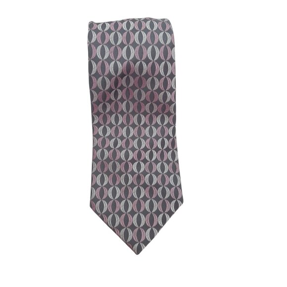 Paul Fredrick Kenneth Leonard Jerry Garcia Silk Geometric Pattern Ties Lot - Picture 4 of 12